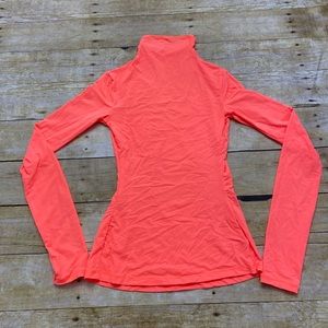 SKIMS FITS EVERYBODY TURTLENECK TOP size xs in NEON ORANGE
